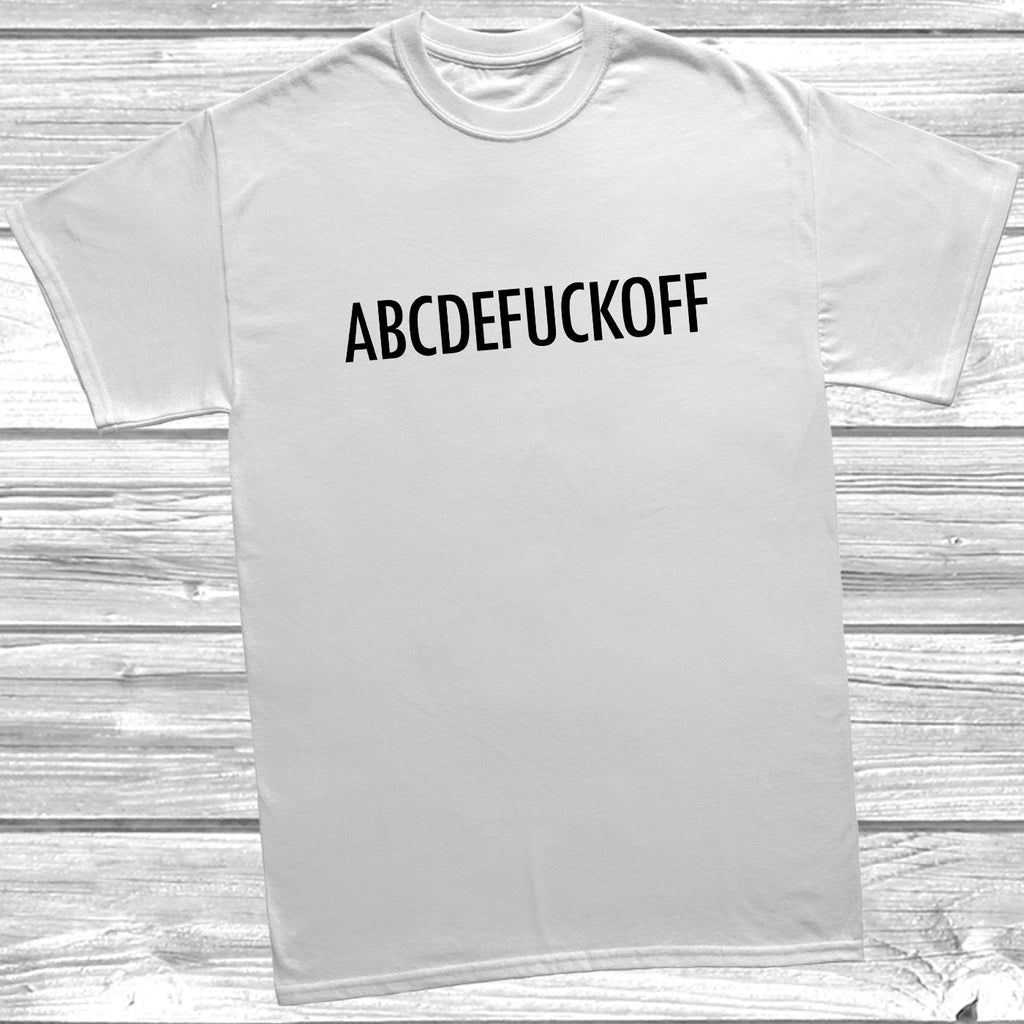 Novelty swear word t shirt for dark humour fans
