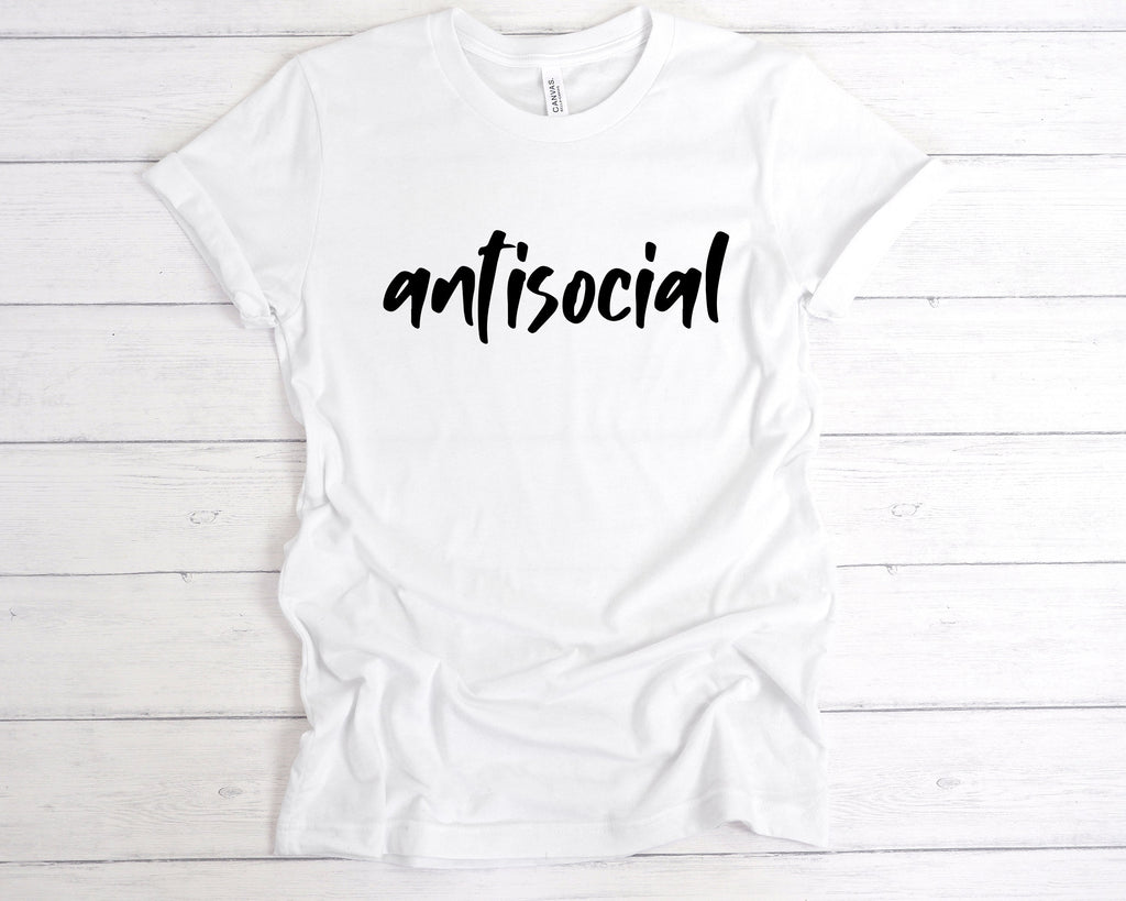 Get trendy with Antisocial T-Shirt - T-Shirt available at DizzyKitten. Grab yours for £12.99 today!