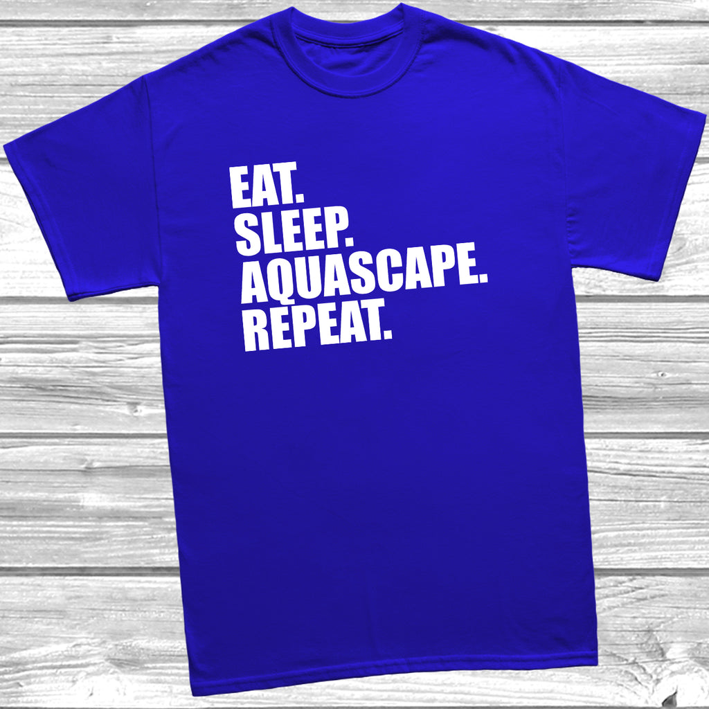 Black funny aquascaping t-shirt for aquarium keepers