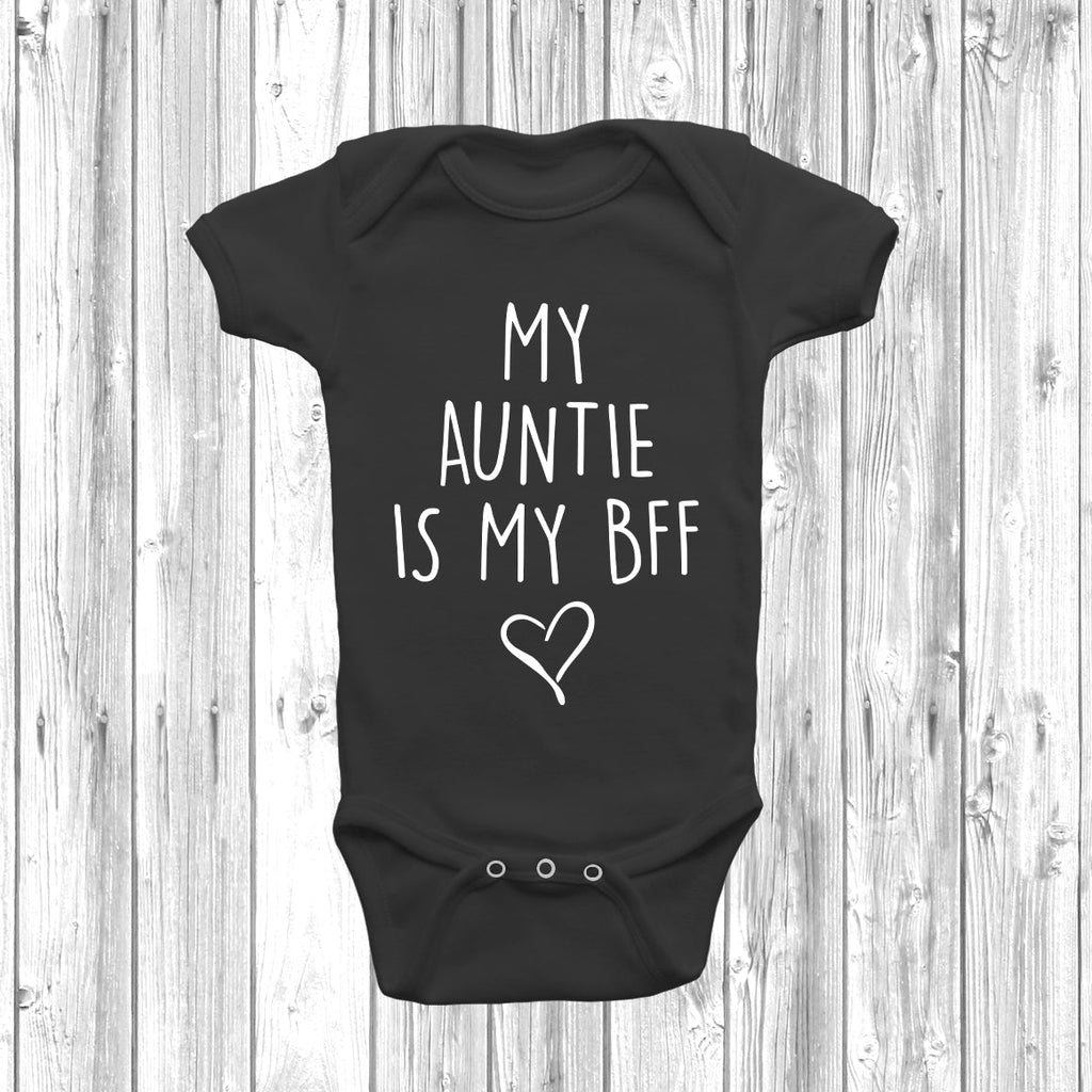 Get trendy with My Auntie Is My BFF Baby Grow - Baby Grow available at DizzyKitten. Grab yours for £8.45 today!