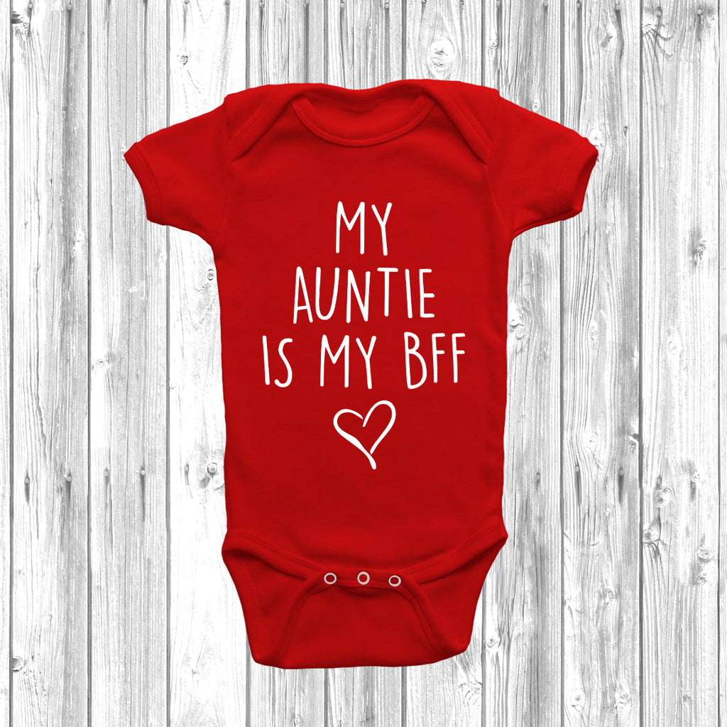 Get trendy with My Auntie Is My BFF Baby Grow - Baby Grow available at DizzyKitten. Grab yours for £8.45 today!