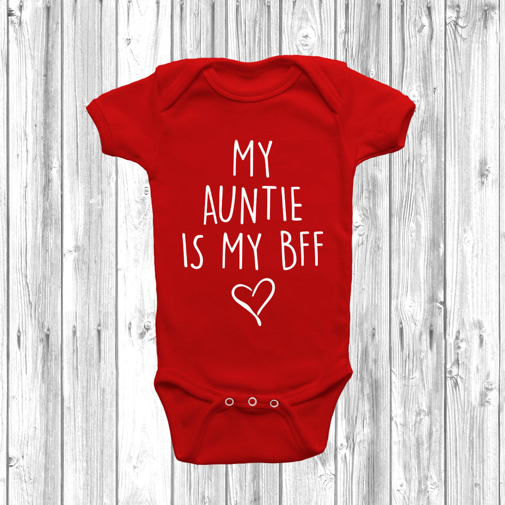 Get trendy with My Auntie Is My BFF Baby Grow - Baby Grow available at DizzyKitten. Grab yours for £7.95 today!
