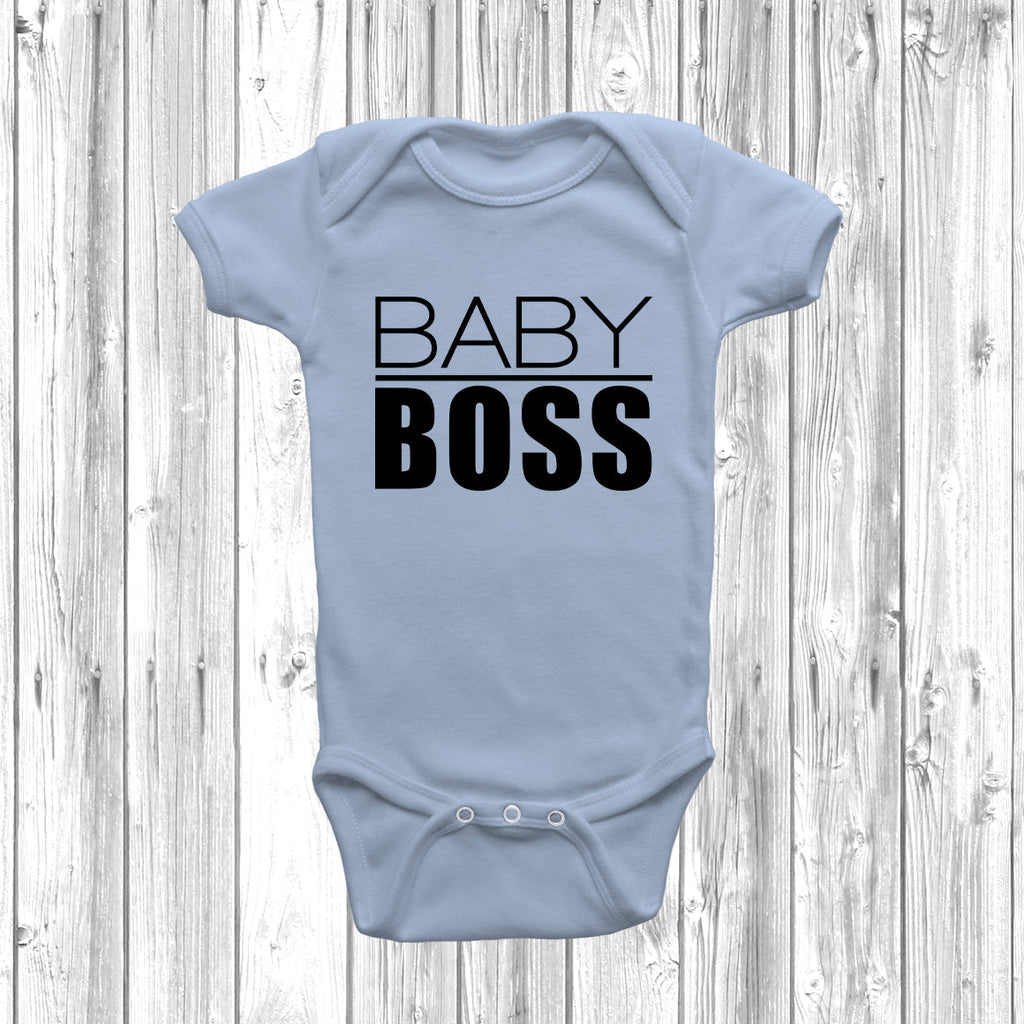Get trendy with Baby Boss Baby Grow - Baby Grow available at DizzyKitten. Grab yours for £7.95 today!
