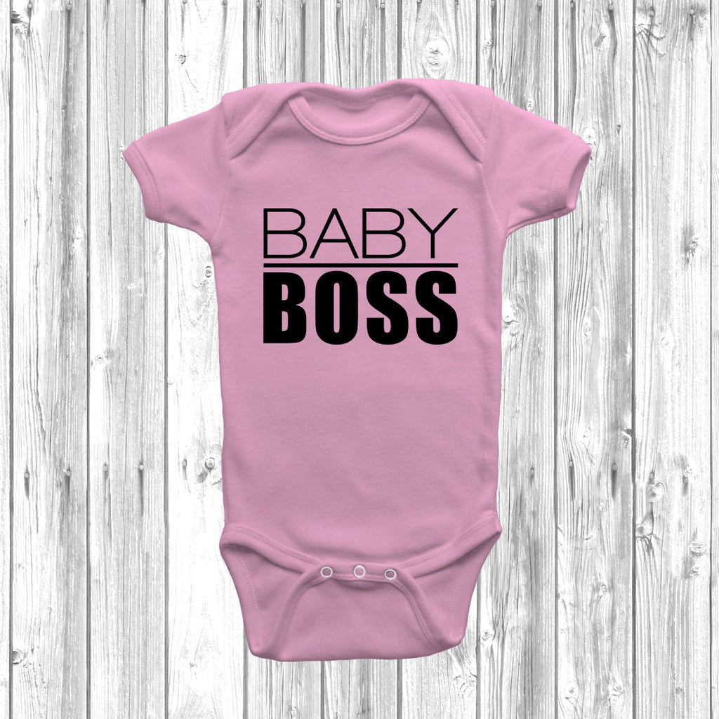 Get trendy with Baby Boss Baby Grow - Baby Grow available at DizzyKitten. Grab yours for £8.45 today!