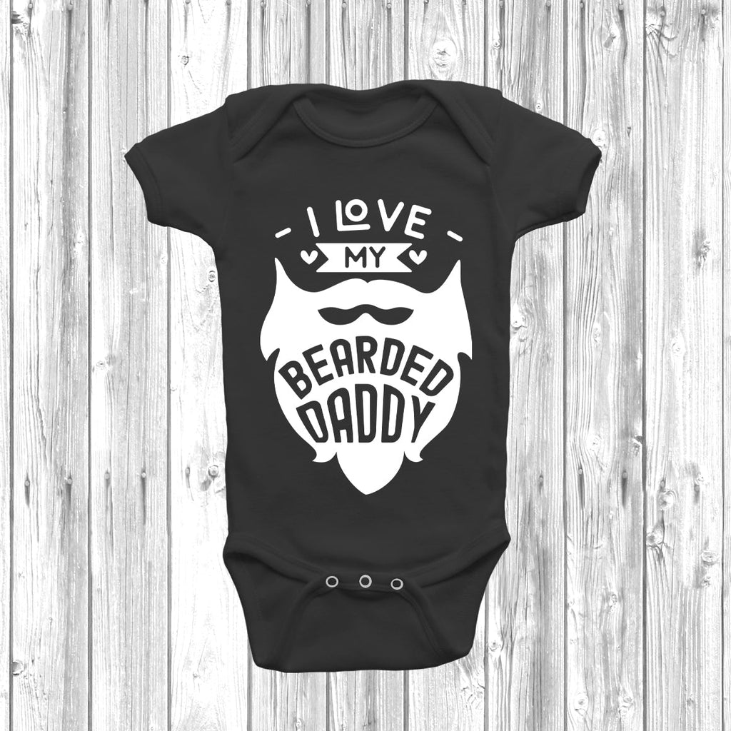 Get trendy with I Love My Bearded Daddy Baby Grow - Baby Grow available at DizzyKitten. Grab yours for £8.45 today!