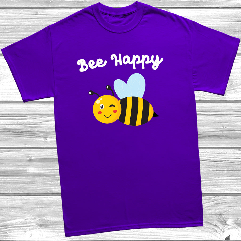 Comfortable kids bee tshirt with playful positive slogan wording