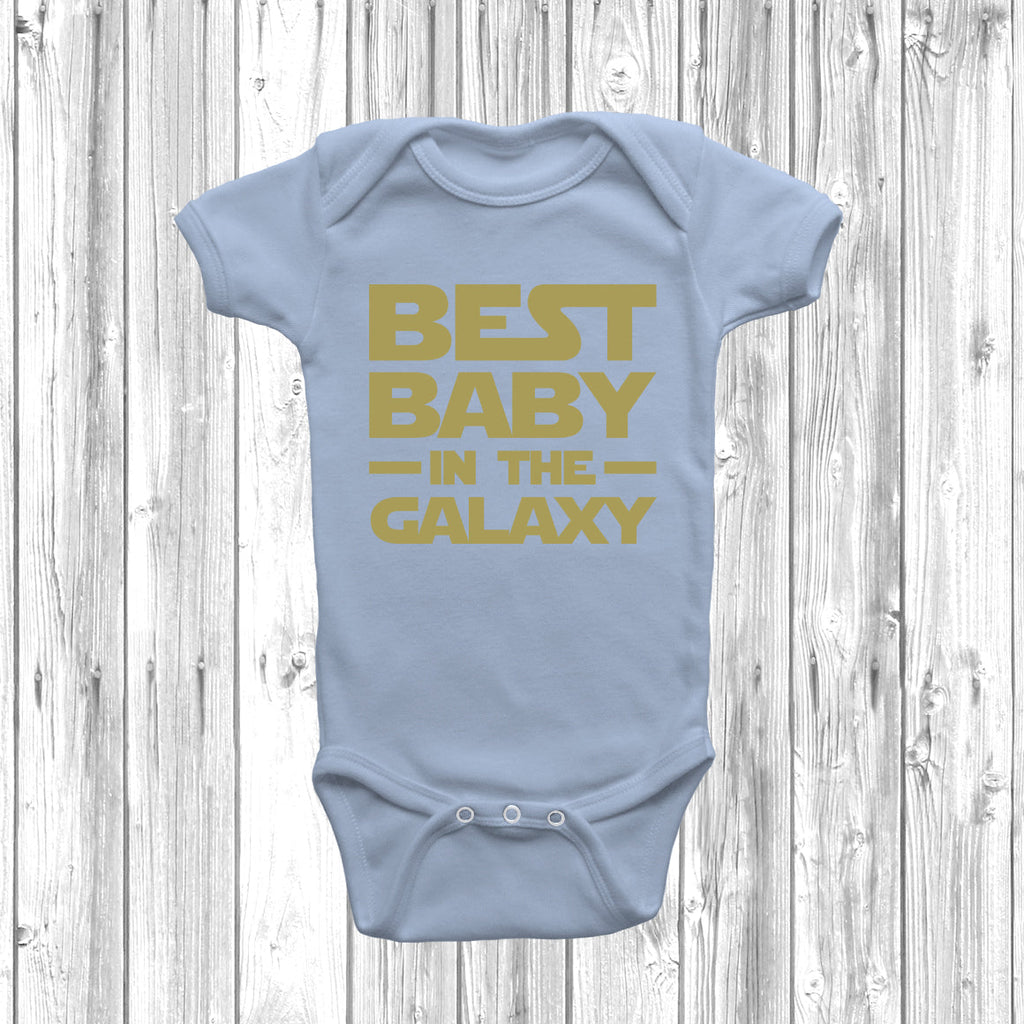 Get trendy with Best Baby In The Galaxy Baby Grow - Baby Grow available at DizzyKitten. Grab yours for £7.95 today!