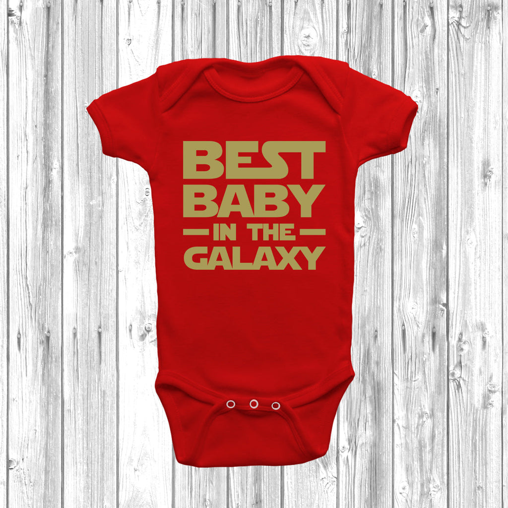 Get trendy with Best Baby In The Galaxy Baby Grow - Baby Grow available at DizzyKitten. Grab yours for £8.45 today!