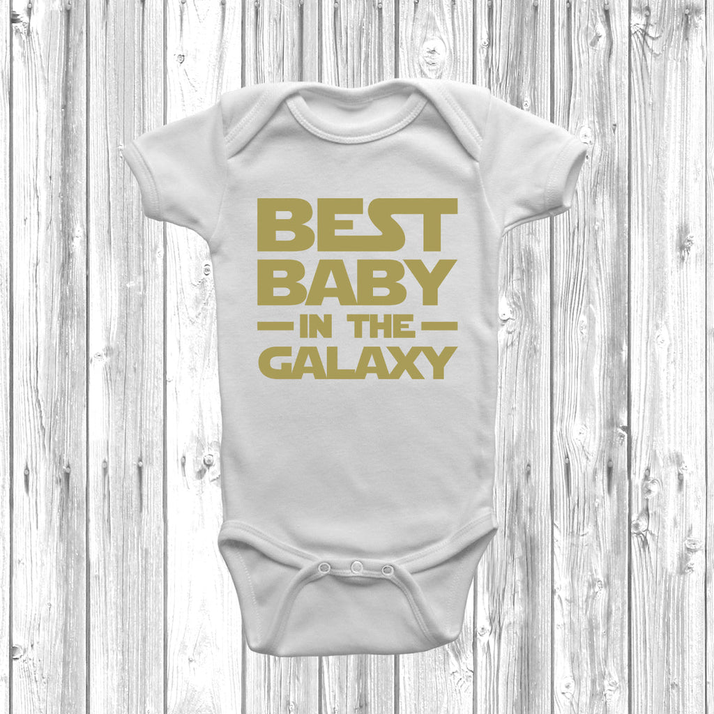 Get trendy with Best Baby In The Galaxy Baby Grow - Baby Grow available at DizzyKitten. Grab yours for £7.95 today!