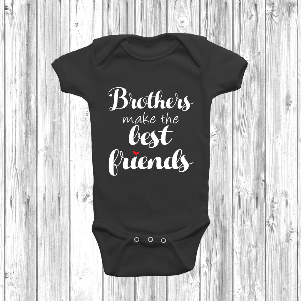 Get trendy with Brothers Make The Best Friends Baby Grow - Baby Grow available at DizzyKitten. Grab yours for £7.95 today!