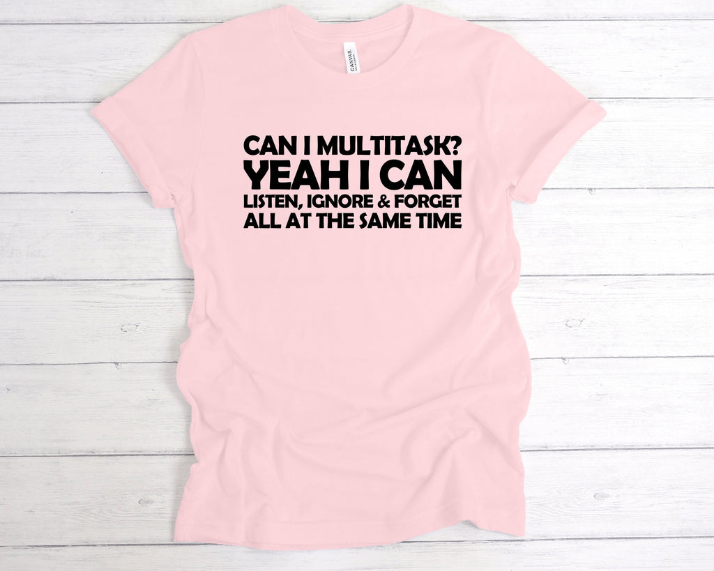 Get trendy with Can I Multitask? T-Shirt - T-Shirt available at DizzyKitten. Grab yours for £12.99 today!