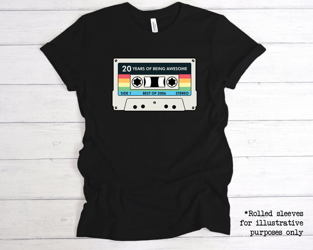 Vintage style 20th birthday t shirt perfect for birthday party outfits