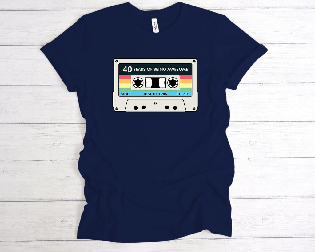 Vintage style 40th birthday t shirt perfect for birthday party outfits