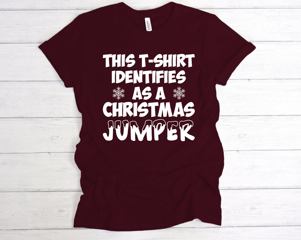 Festive unisex graphic tee – ideal for office parties or Secret Santa.