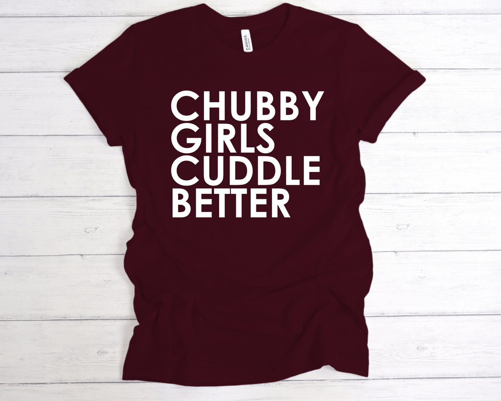 Get trendy with Chubby Girls Cuddle Better Premium T-Shirt - T-Shirt available at DizzyKitten. Grab yours for £12.99 today!