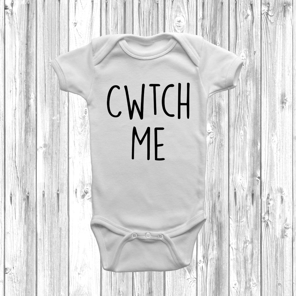 Get trendy with Cwtch Me Baby Grow - Baby Grow available at DizzyKitten. Grab yours for £7.95 today!