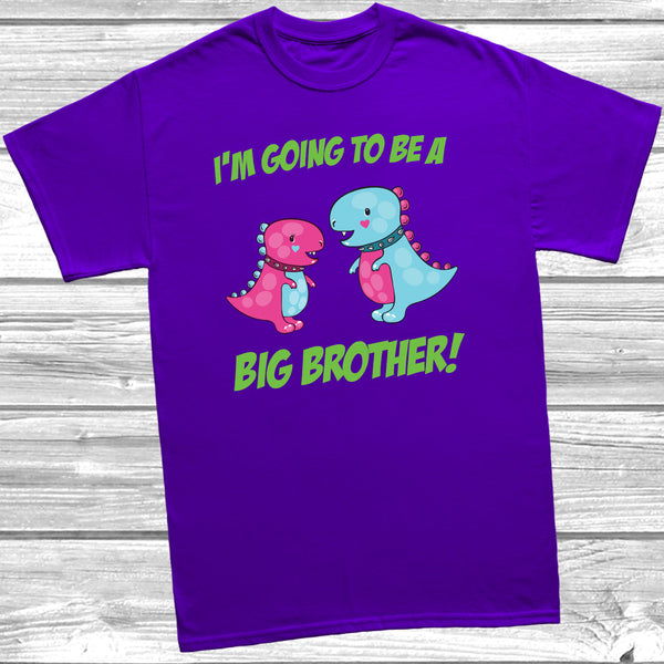 I'm Going To Be A Big Brother Dinosaur T-Shirt