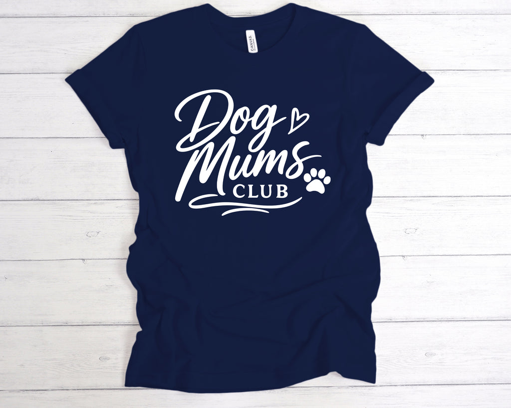 dog lover shirt dog mums club cotton tee