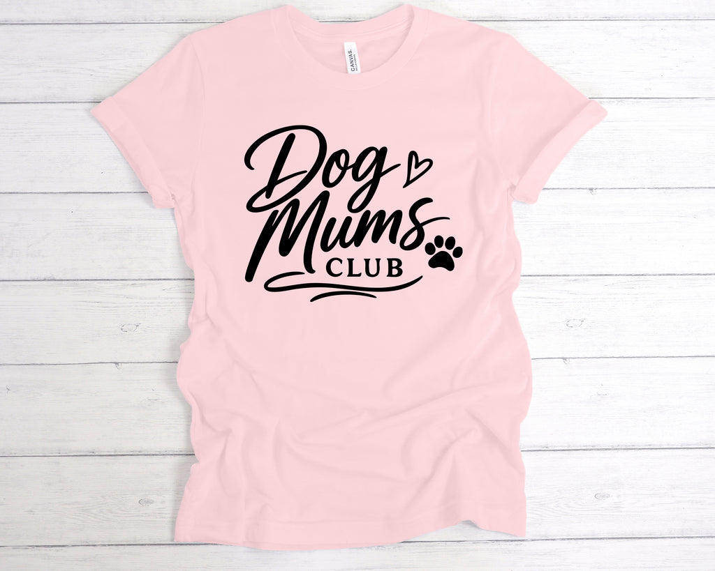 dog mums club t shirt product image front view