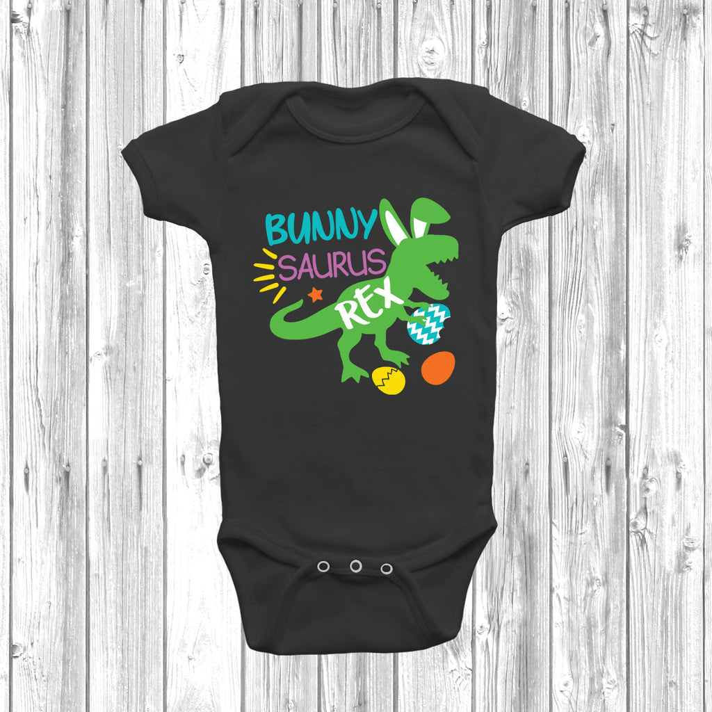 Get trendy with Bunny Saurus Rex Baby Grow - Baby Grow available at DizzyKitten. Grab yours for £8.99 today!
