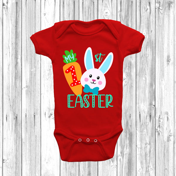 My First Easter Boys Baby Grow