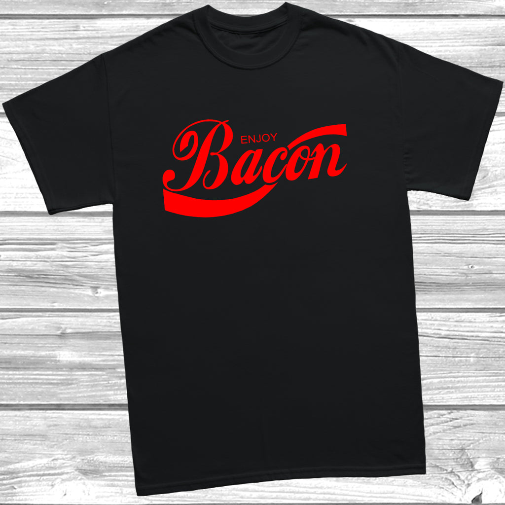 Get trendy with Eat Bacon T-Shirt - T-Shirt available at DizzyKitten. Grab yours for £8.99 today!