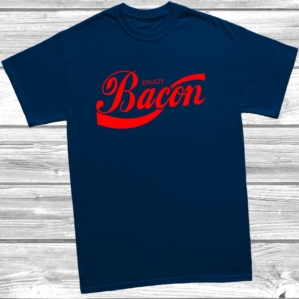 Get trendy with Eat Bacon T-Shirt - T-Shirt available at DizzyKitten. Grab yours for £8.99 today!