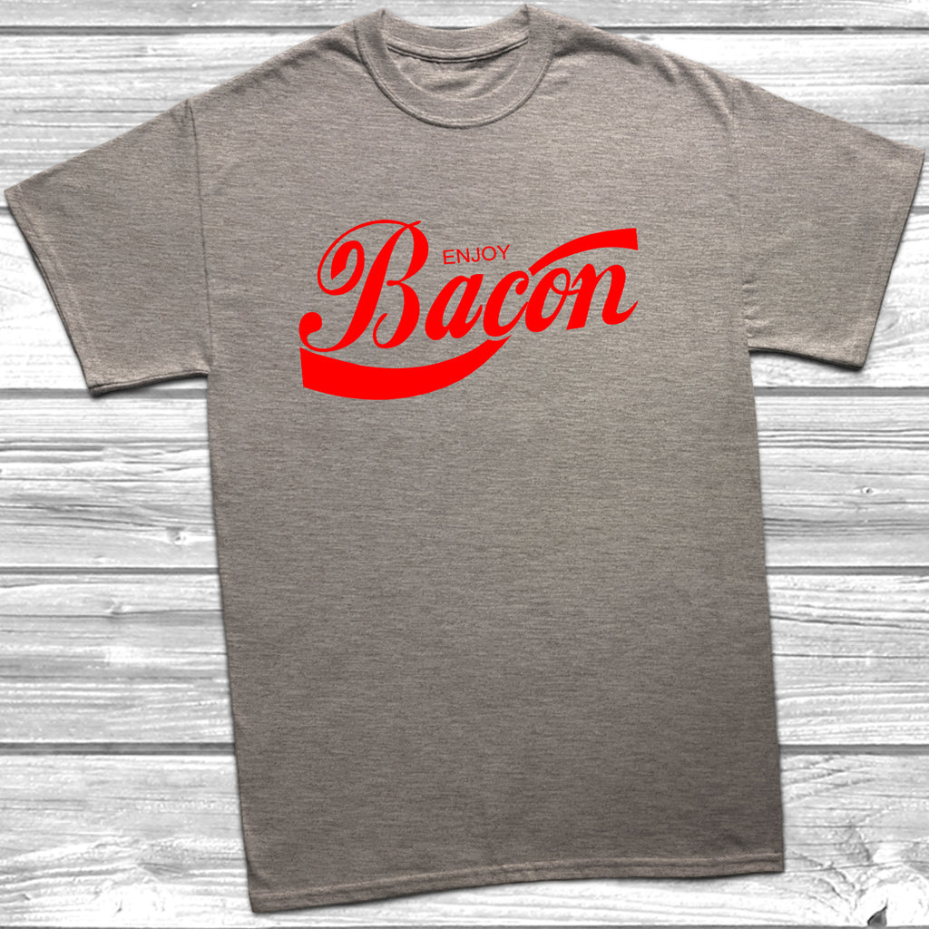 Get trendy with Eat Bacon T-Shirt - T-Shirt available at DizzyKitten. Grab yours for £8.99 today!