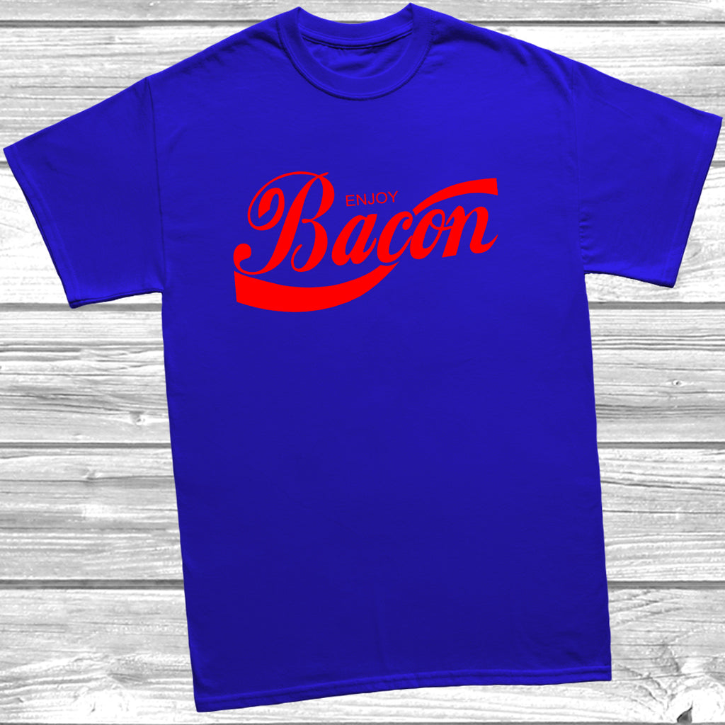Get trendy with Eat Bacon T-Shirt - T-Shirt available at DizzyKitten. Grab yours for £8.99 today!