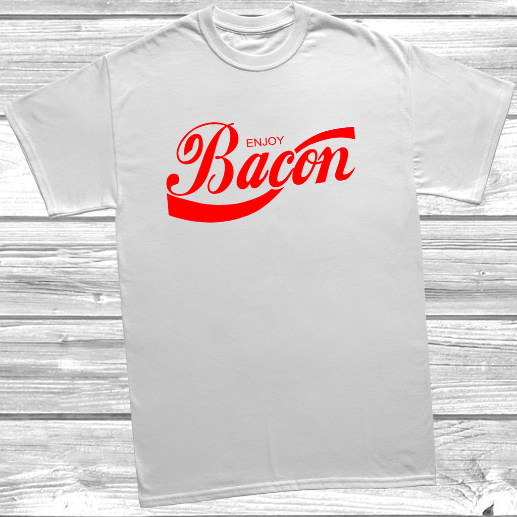 Get trendy with Eat Bacon T-Shirt - T-Shirt available at DizzyKitten. Grab yours for £8.99 today!