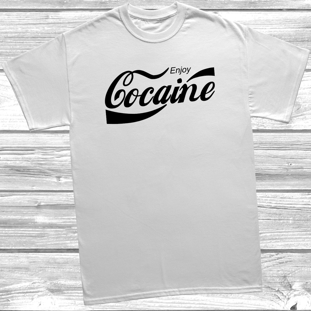 Unisex novelty parody t-shirt with controversial slogan