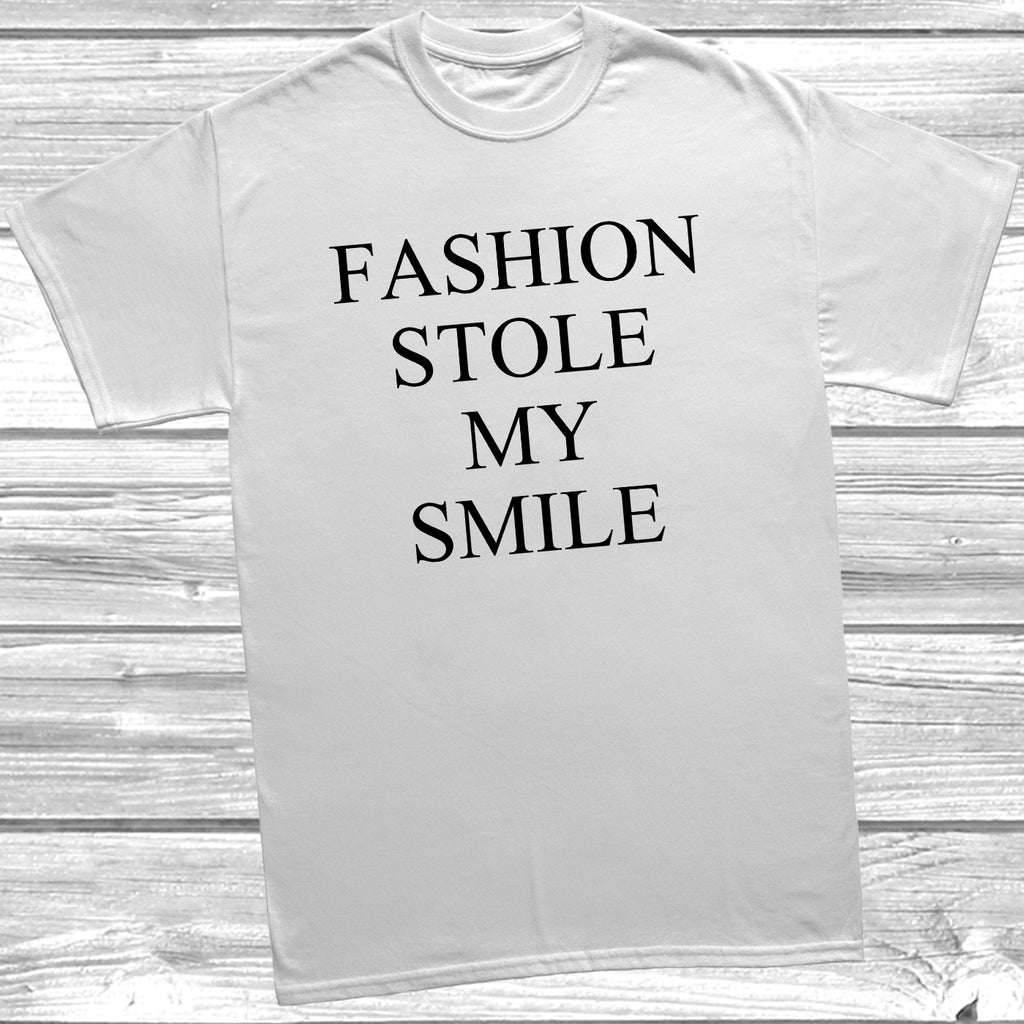fashion stole my smile tshirt womens slogan design