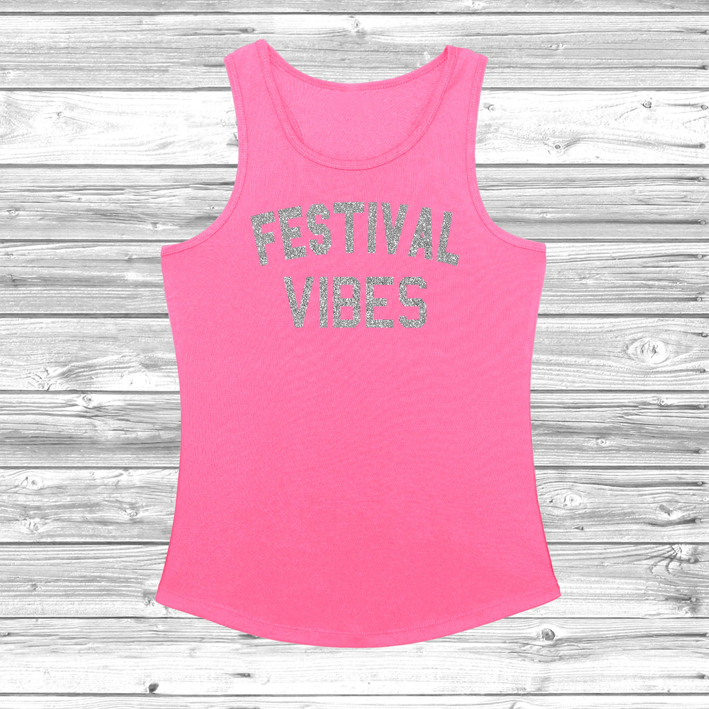 Get trendy with Festival Vibes Women's Cool Vest - Vest available at DizzyKitten. Grab yours for £11.49 today!