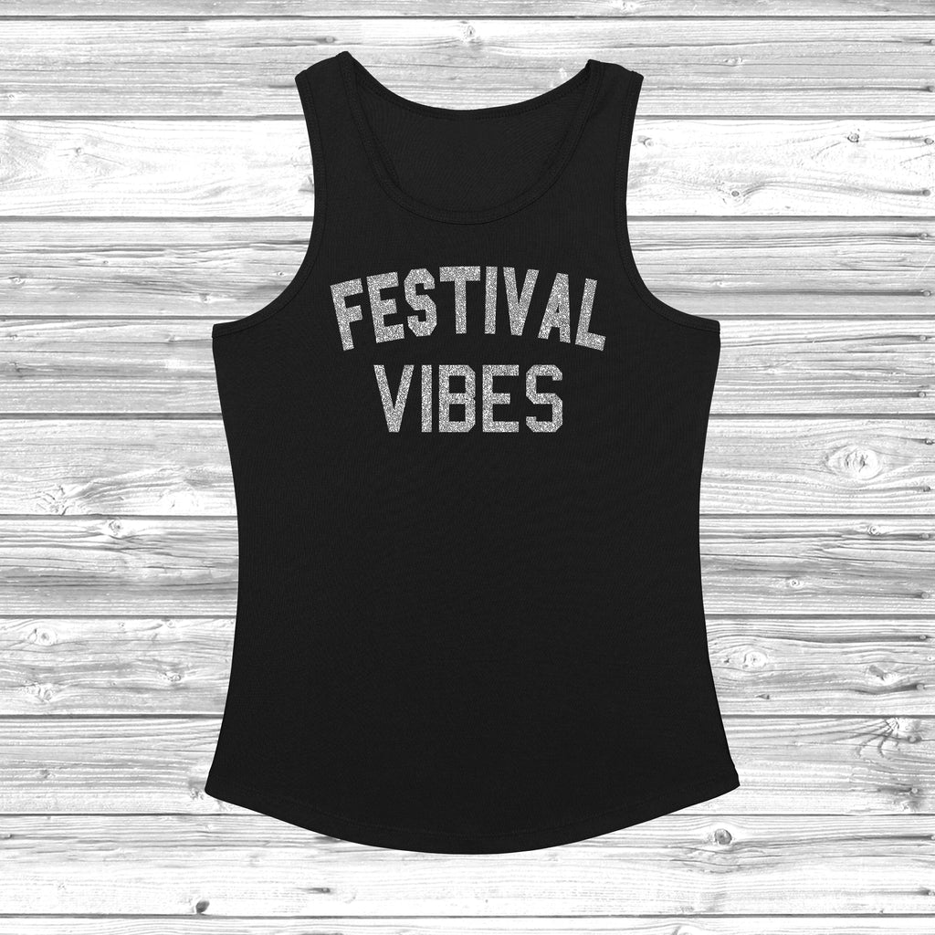 Get trendy with Festival Vibes Women's Cool Vest - Vest available at DizzyKitten. Grab yours for £11.49 today!