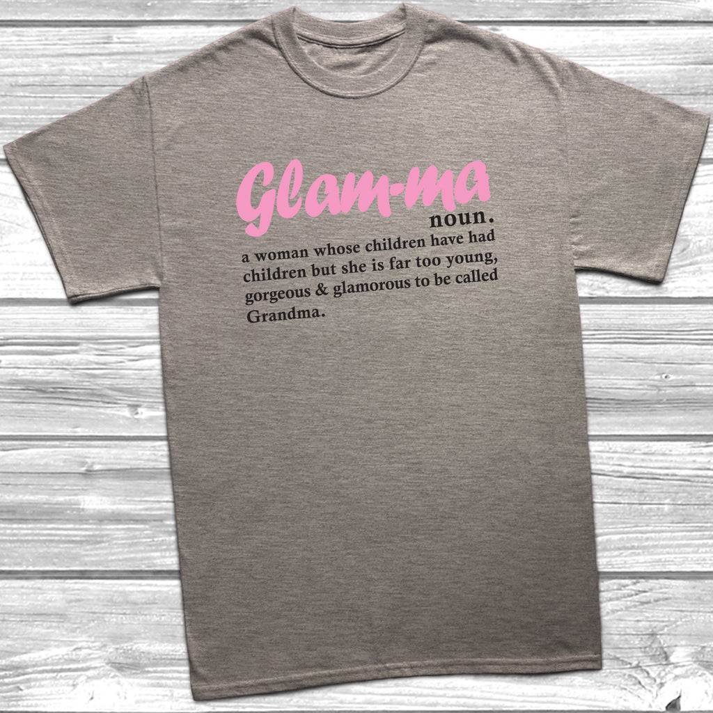 grandma glam ma t shirt cotton tee