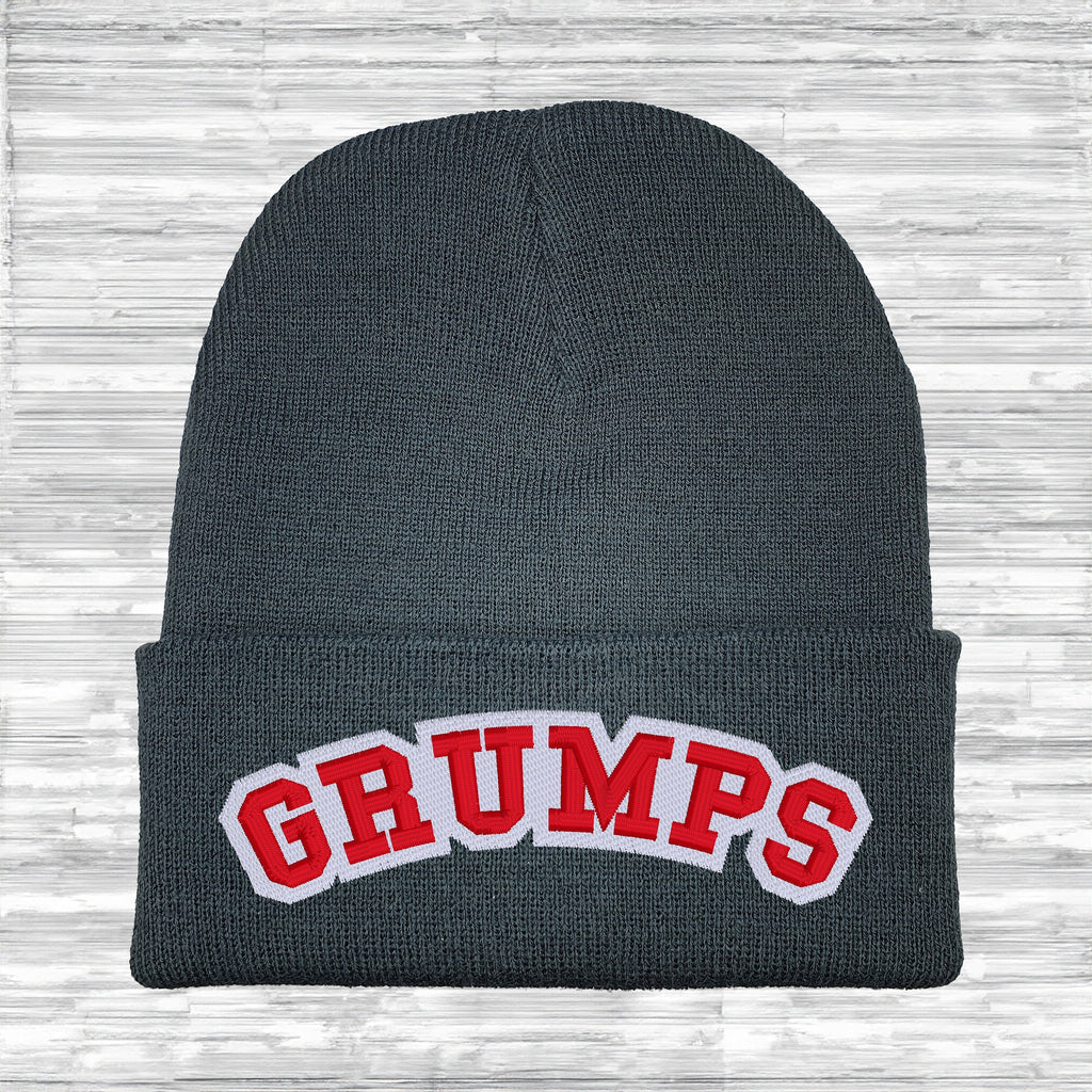 Get trendy with Grumps Embroidered Beanie Hat -  available at DizzyKitten. Grab yours for £10.49 today!