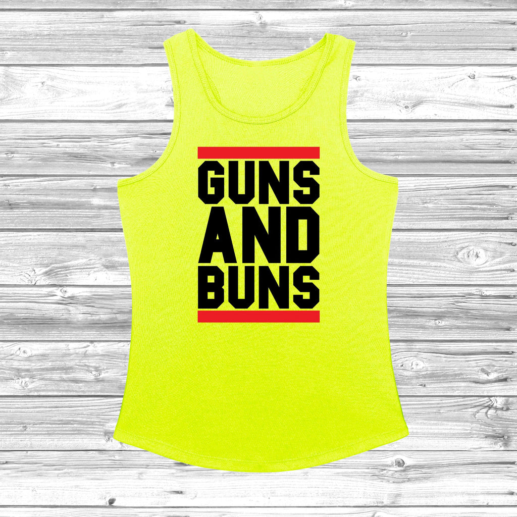 Get trendy with Guns And Buns Women's Cool Vest - Vest available at DizzyKitten. Grab yours for £11.49 today!