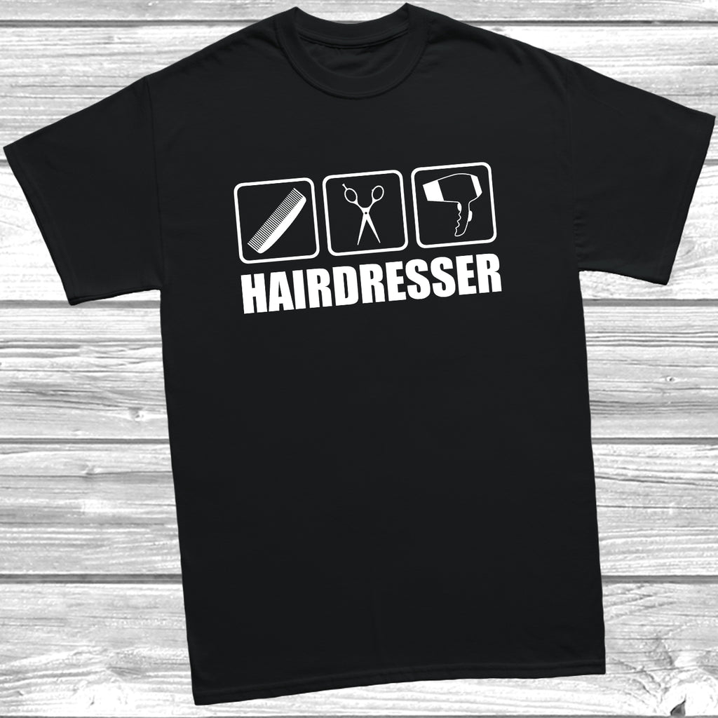 hair stylist gift salon worker tee