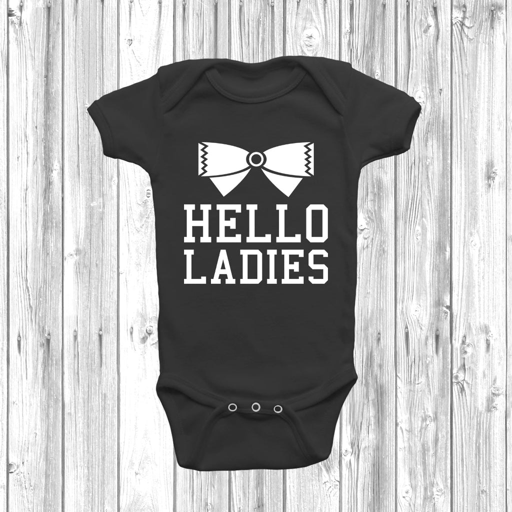 Get trendy with Hello Ladies Baby Grow - Baby Grow available at DizzyKitten. Grab yours for £7.99 today!