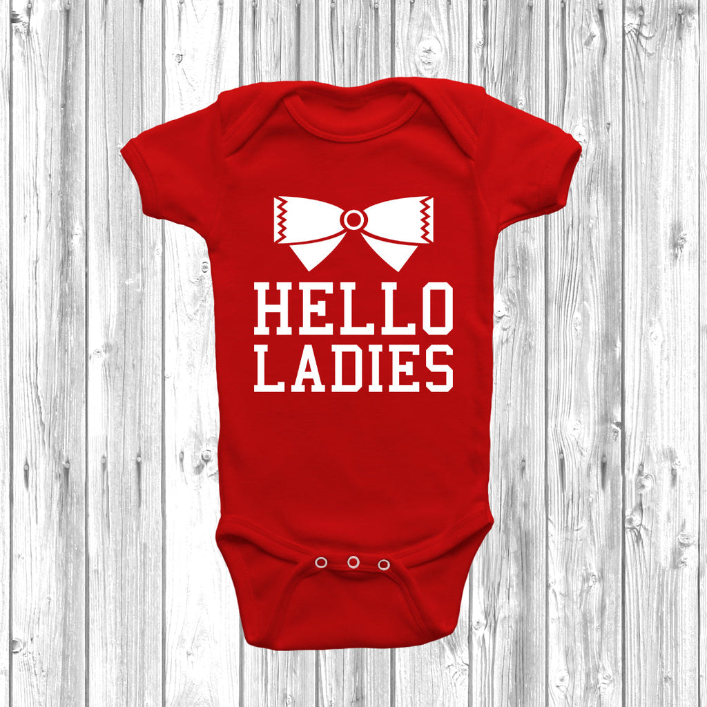 Get trendy with Hello Ladies Baby Grow - Baby Grow available at DizzyKitten. Grab yours for £7.99 today!