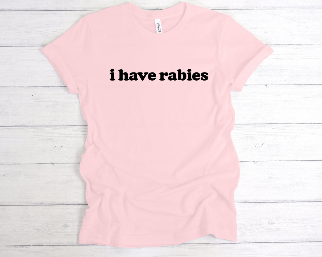 Get trendy with I Have Rabies T-Shirt - T-Shirt available at DizzyKitten. Grab yours for £12.99 today!