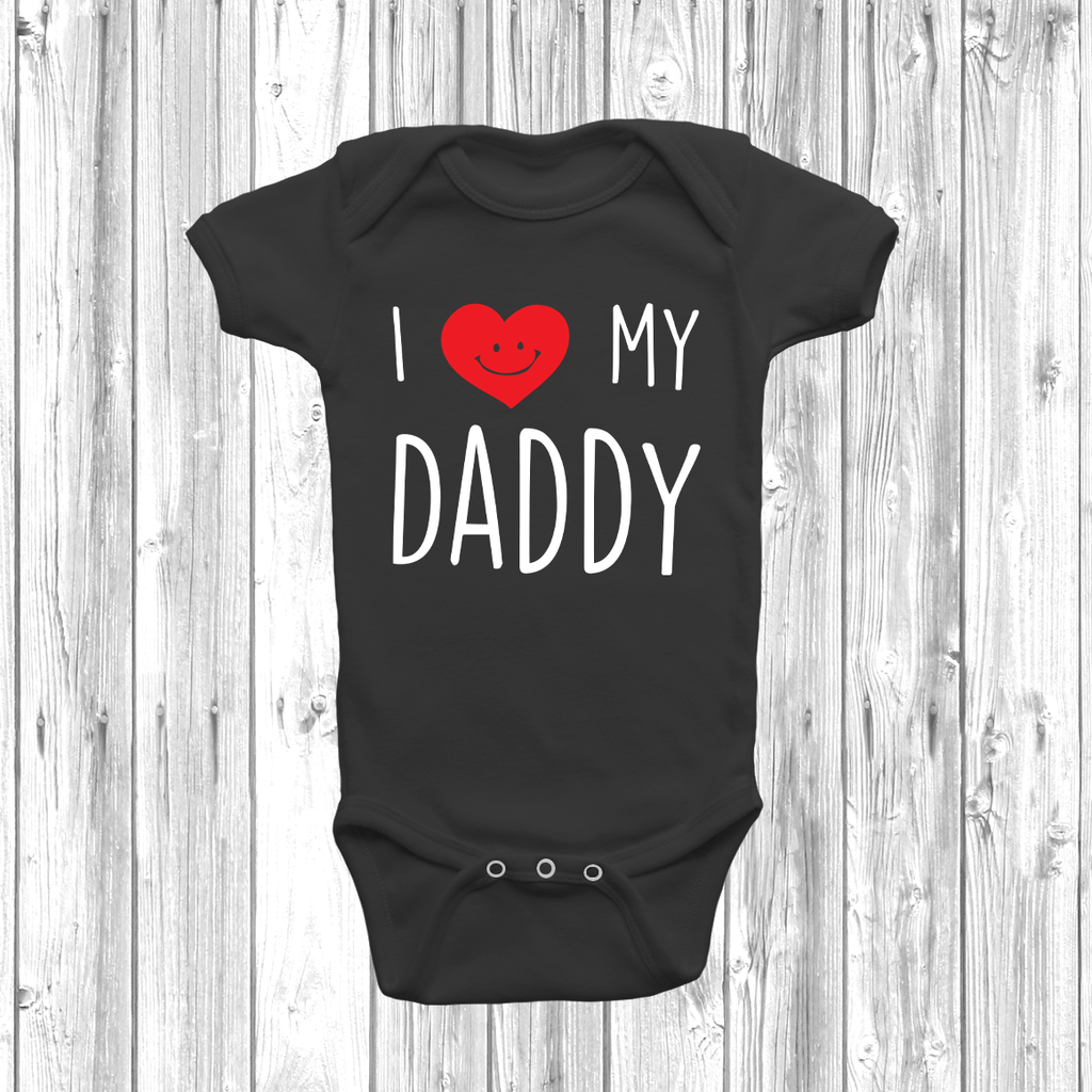 Get trendy with I Love My Daddy Baby Grow - Baby Grow available at DizzyKitten. Grab yours for £8.45 today!