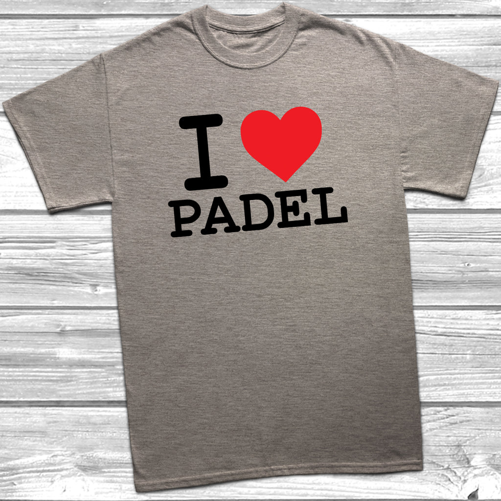 Comfortable unisex padel tshirt with sporty slogan inspired wording