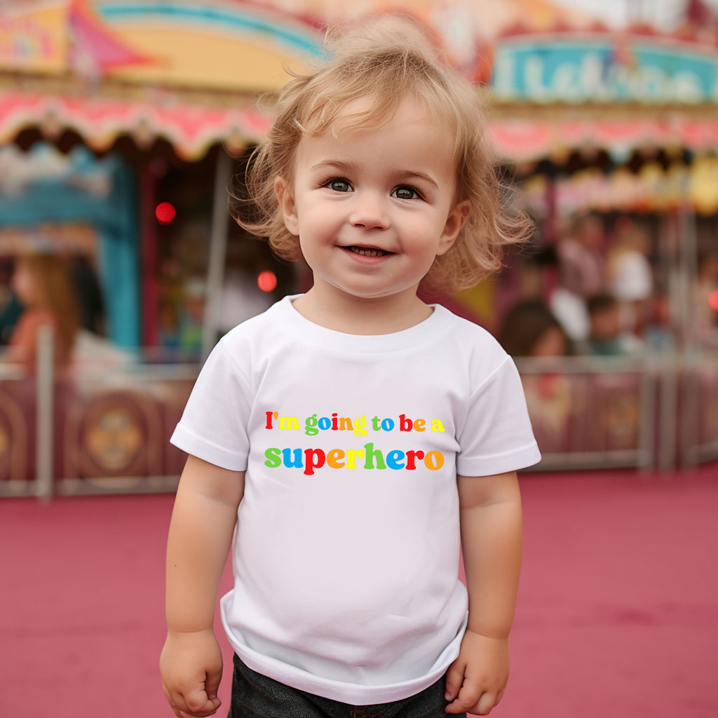 Get trendy with I'm Going To Be A Superhero T-Shirt - T-Shirt available at DizzyKitten. Grab yours for £10.99 today!