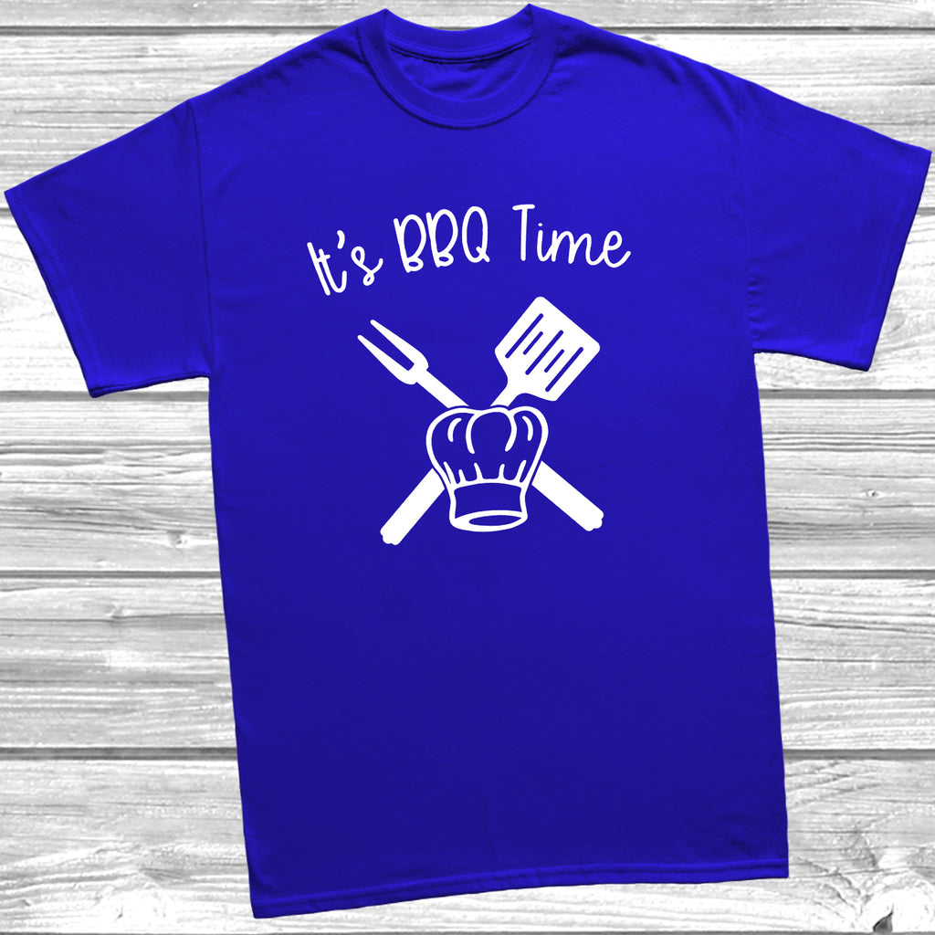 Its BBQ Time t shirt available in multiple colours and sizes