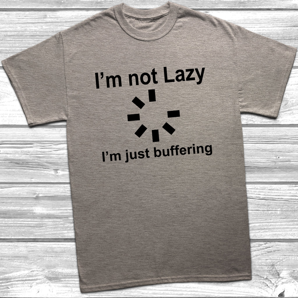 Comfortable unisex nerd tee featuring relatable lazy humour wording