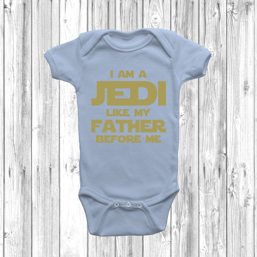 Get trendy with I Am A Jedi Like My Father Before Me Baby Grow - Baby Grow available at DizzyKitten. Grab yours for £8.45 today!