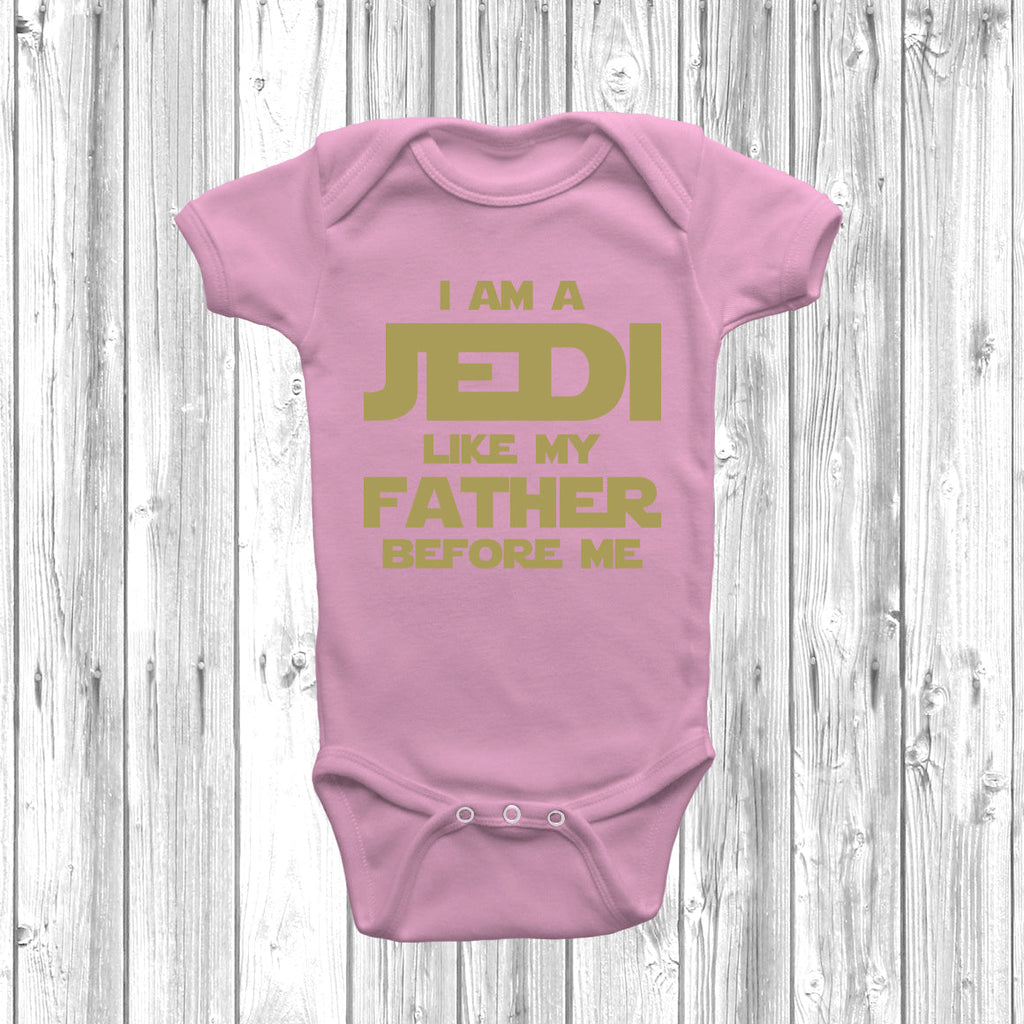 Get trendy with I Am A Jedi Like My Father Before Me Baby Grow - Baby Grow available at DizzyKitten. Grab yours for £8.45 today!