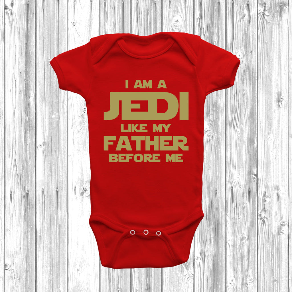 Get trendy with I Am A Jedi Like My Father Before Me Baby Grow - Baby Grow available at DizzyKitten. Grab yours for £7.95 today!