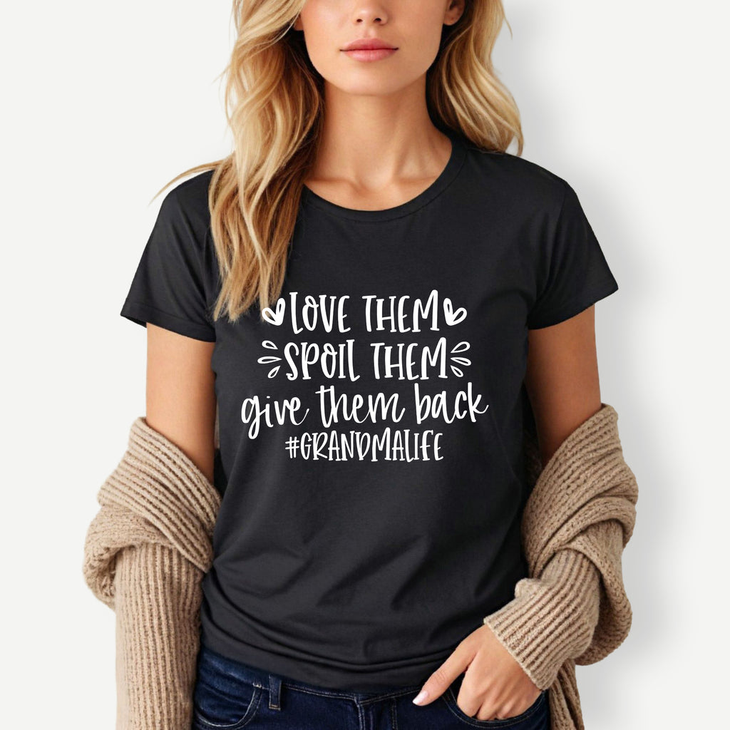 Funny grandma graphic tshirt with soft comfortable cotton feel